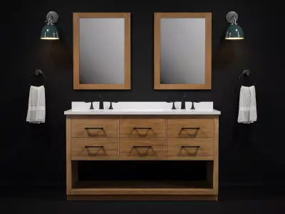 OVE Brookside 60 Fu Yuan Wax Pine 3D model