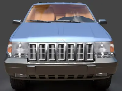 Jeep Grand Cherokee ZJ - Hyper-Detailed 4x4 3D Model 3D model
