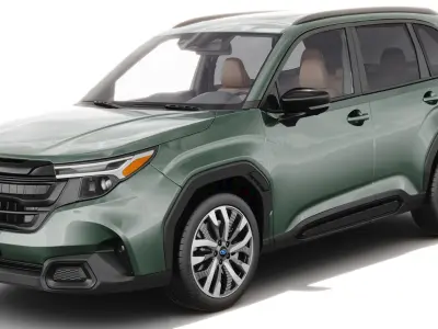 Subaru Forester 2025 with interior 3D model