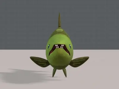 Fish V05 Low-poly 3D model