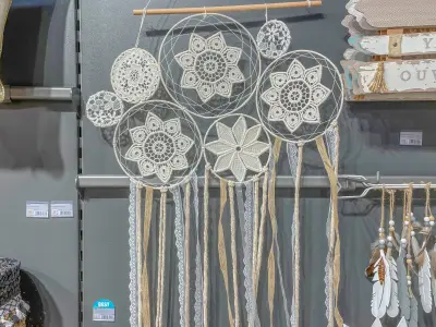 Macrame Set Dream Catcher Free 3D model