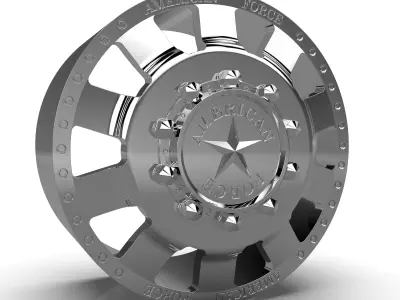 AMERICAN FORCE 23 BOLT DRW WHEEL 3D print model