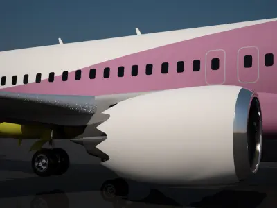 Nok Air Boeing 737 max 8 3D model