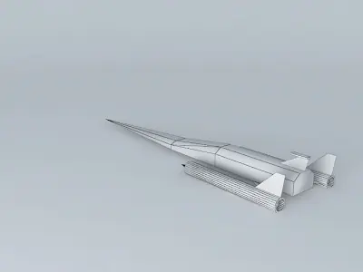 SciFi Spaceship Free 3D model