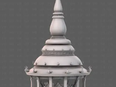 Pagoda V12 3D model