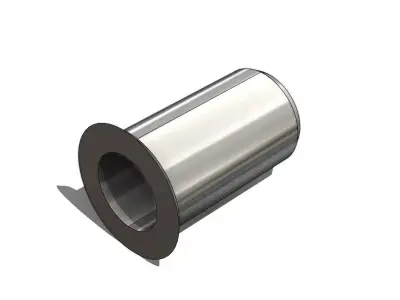 Rebite Roscado Cabeca Plana M6 Threaded Rivet Flat Head 3D model