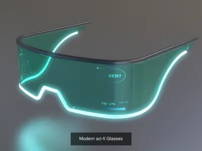 Military sci-fi helmet glasses pack 3D Model Collection