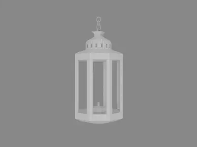 Old Lantern 3D model 4