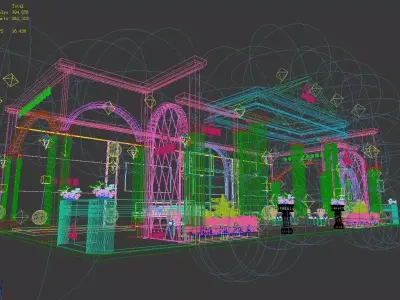 Exhibition - Area - 9X19-3DMAX2009-08 3D model