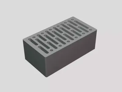 Brick - Geometry Only No Textures No Materials 3D model purchase