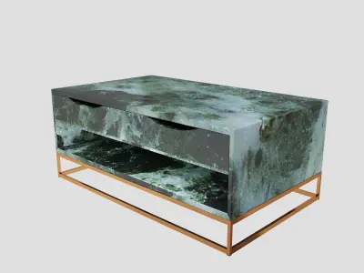 Modern Nesting Coffee Table Part 2 3D model