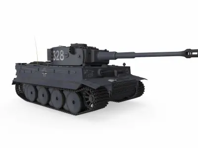 Panzer PzKpfw VI Tiger I 3D model