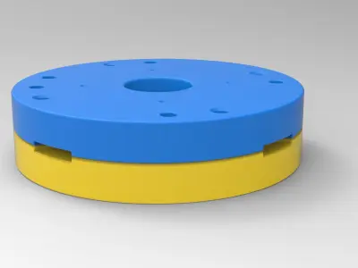 Mold for diecast tire 8 Scale 1 to 10 and 1 to 14 and 1 to 25 3D print model