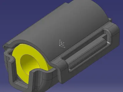 PowerCopy Ferrite Part  3D model