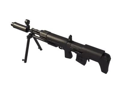 Dragunov SVU BullpUp Sniper 3D print model