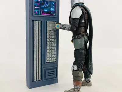 Sci Fi Computer Console 3D print model purchase