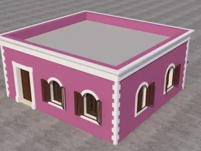 Mexican House 3D model 3