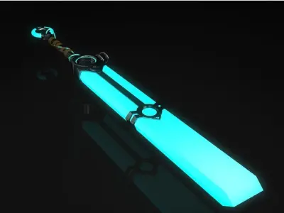 Ekko Sword 3d model 3D model