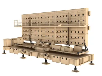 ELM-2080 Green Pine Radar 3D model