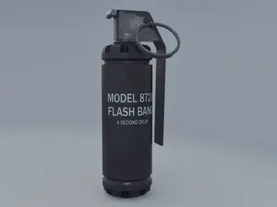 Realistic Grenades Pack Low-poly 3D model