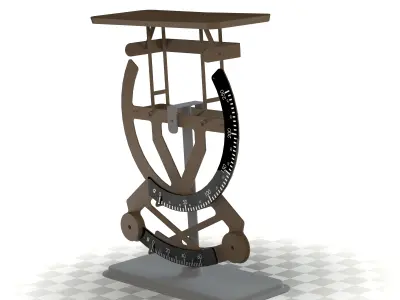 Letter Balance 3D model