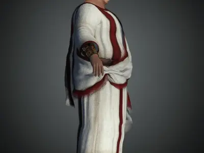 Ancient Rome Senator Aurelius 3D model