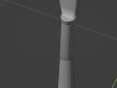 Melee weapon - War billhook Free low-poly 3D model