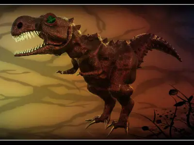 T-Rex t - rex dinosaur Free 3D model