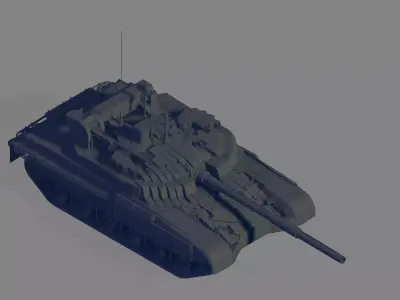 T 72M2 3D model