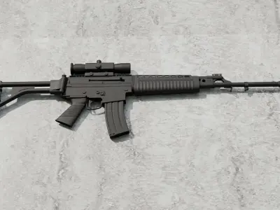 SS2 V4 Pindad 3D model