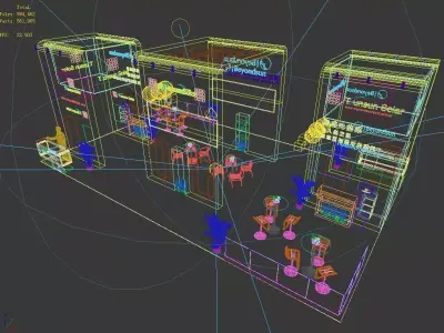 Exhibition - Area - 9X15-3DMAX2009-09 3D model