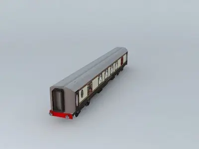 Eco Rail Track PullMan Dummy Old Steam Days Free 3D model