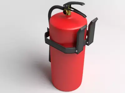 Fire Extinguisher 5 3D model