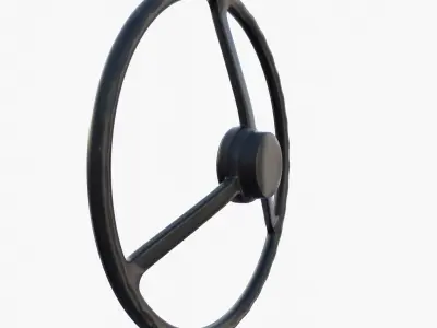 U650 Tractor steering wheel 3D model