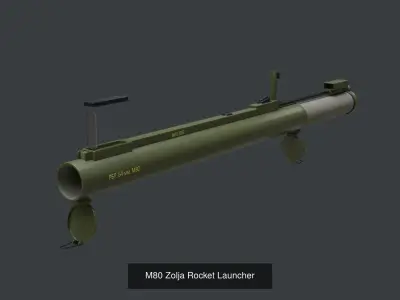 Yugoslav Rocket Launchers 3D Model Pack
