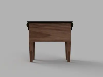 Small Wash Table 3D print model