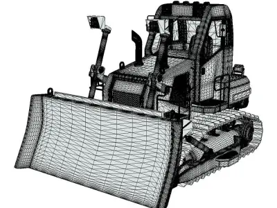 Shubbak Bulldozer 3D model