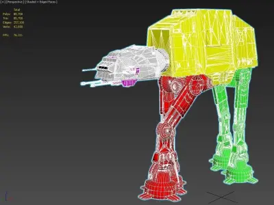 Imperial Walker ATAT 3D print model