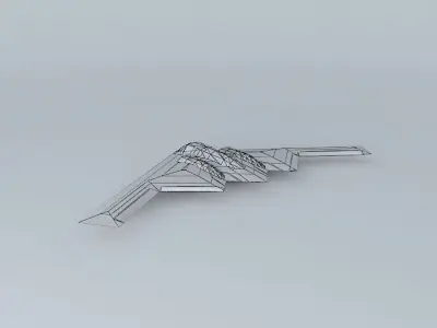  B2 Converted Cargo Freighter Free 3D model