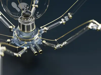 Spider - bulb 3D model