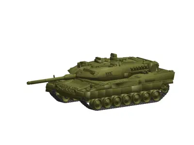 Leopard 2 Tank 3D model