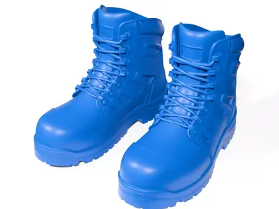 Work boots 3D print model