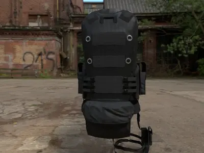 Black Hawk Down Vest 3D model