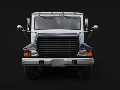 Bank Security Armoured Van Low-poly 3D model