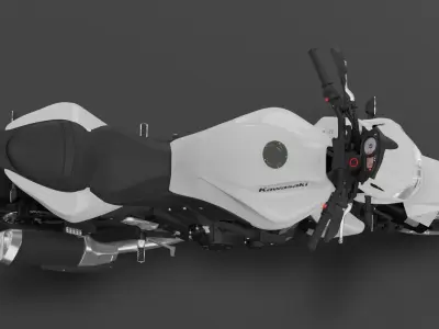 kawasaki Z-750 3D model