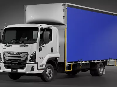 2025 Isuzu FRR Freightpack Truck 3D model