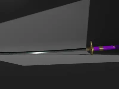 Enma Zoro Sword One Piece Anime Low-poly 3D model