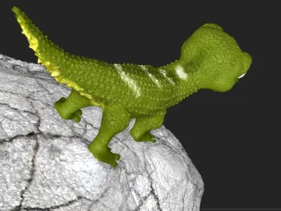 3D Character dinosaur 3D model