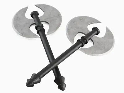 Stylized Axe 03 Low-poly 3D model