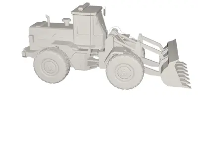 Backhole Tractor  3D model